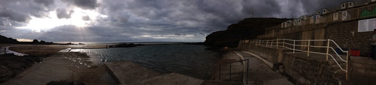 Bude Sea Pool light, Bude, Cornwall - 2013.